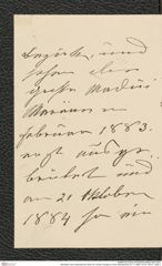 Nachlass Franz Steindachner, Brief von Johann Schagl an Franz Steindachner (21.11.1884), Inv.Nr. 444.01, Seite 2
